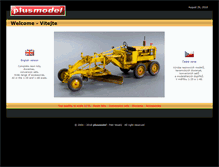 Tablet Screenshot of plusmodel.cz